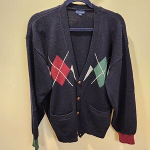 Ivy House Navy Vintage Wool Sweater Size 105 (XL)